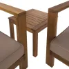 Вспомогательный стол Nina Натуральный 40 x 40 x 40 cm древесина акации