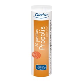 Dietinės tabletės su propoliu, 20 tablečių