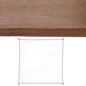 Šešėlinės burės Vela sombreo Šokoladas 5 x 5 m 500 x 500 x 0,5 cm Žaliuzės