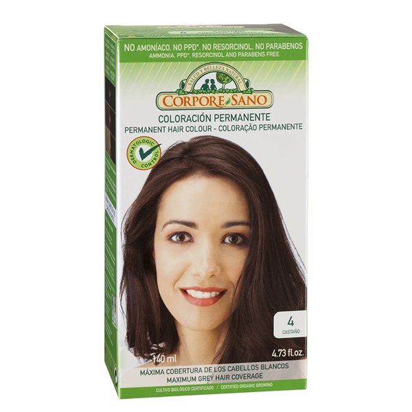 Corpore Tinte 4 Castaño 140ml Bio