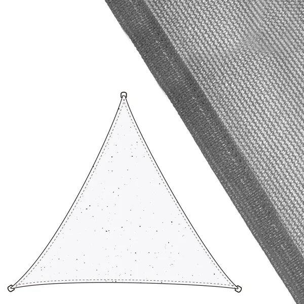 Šešėlinės burės Vela sombreo Pilka 3,5 x 3,5 m 350 x 350 x 0,5 cm Žaliuzės
