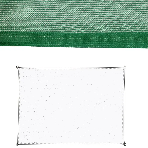 Shade Sail Vela sombreo Green 300 x 400 x 0,5 cm Awning