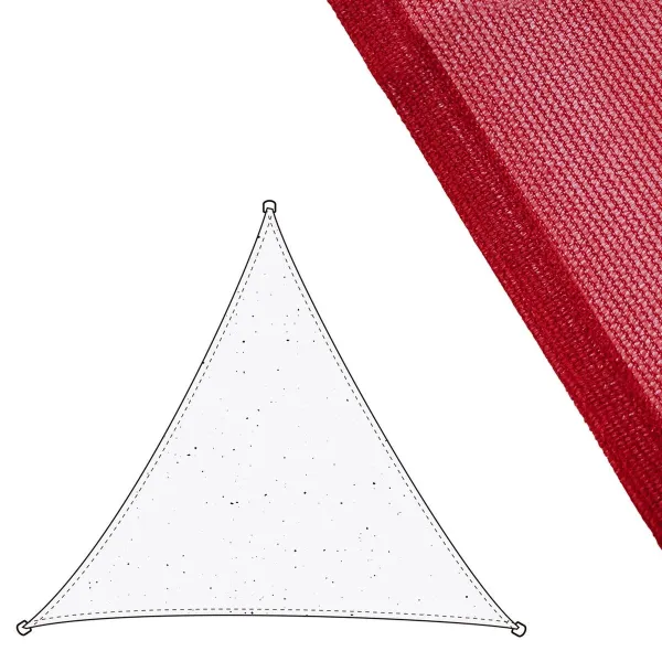 Навесы Vela sombreo вишневый 300 x 300 x 0,5 cm Тент