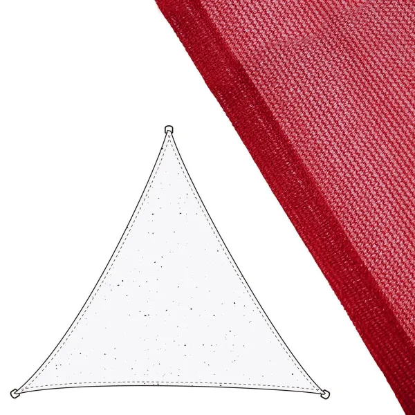 Shade Sail Vela sombreo Cherry 350 x 350 x 0,5 cm Awning