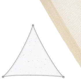 Šešėlinės burės Vela sombreo Rusvai gelsva 3 x 3 m 300 x 300 x 0,5 cm Žaliuzės