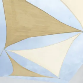 Šešėlinės burės Vela sombreo Rusvai gelsva 3,5 x 3,5 m 350 x 350 x 0,5 cm Žaliuzės