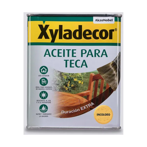Tīkoka eļļa AkzoNobel Xyladecor 750 ml Bezkrāsains Matt