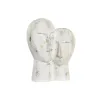 Decorative Figure DKD Home Decor 23 x 10 x 30 cm Face Golden Aluminium White