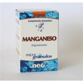 Neo mikrogranulės mangano 50 kapsulių