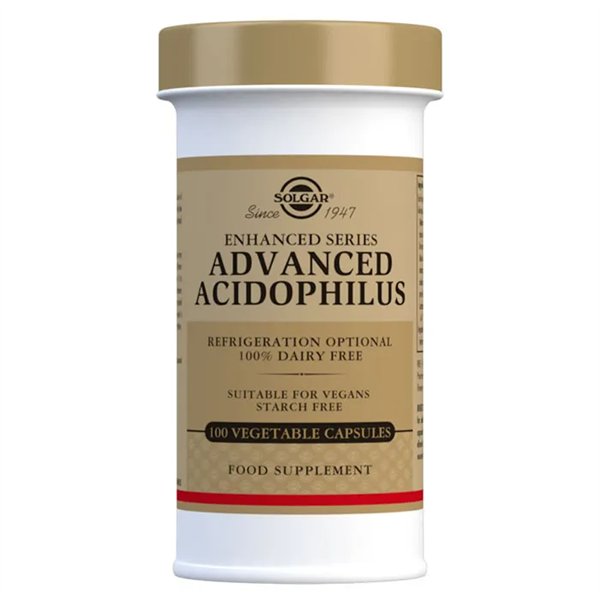„Solgar AcidoPhilus Advanced“ 100 kapsulių