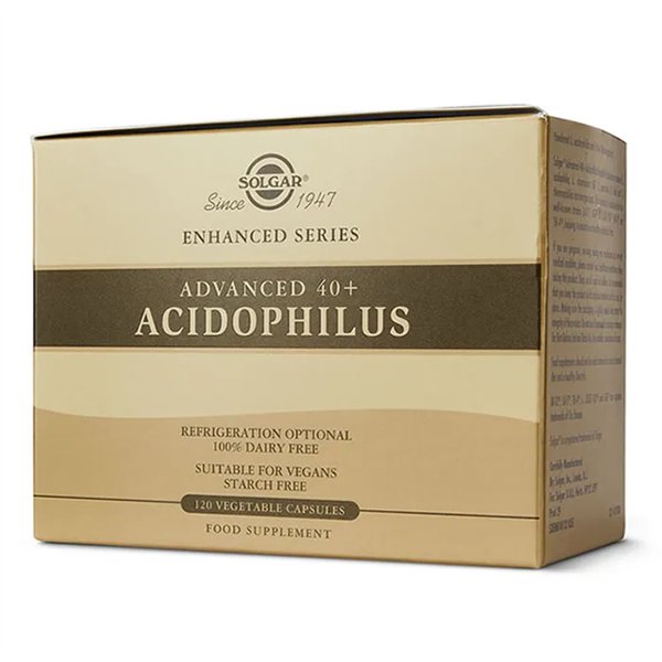 Solgar Advanced 40+ Acidophilus 120 kapselia