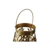 Žibintas DKD Home Decor Kullattu Metalli 25 x 25 x 42 cm