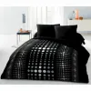 Pārtikas vāka komplekts HOME LINGE PASSION Steevy Melns Pelēks Divguļamā gulta 220 x 240 cm