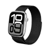 Crong Milano Steel - Stainless Steel Strap for Apple Watch 44/45/46/49 mm (Black)