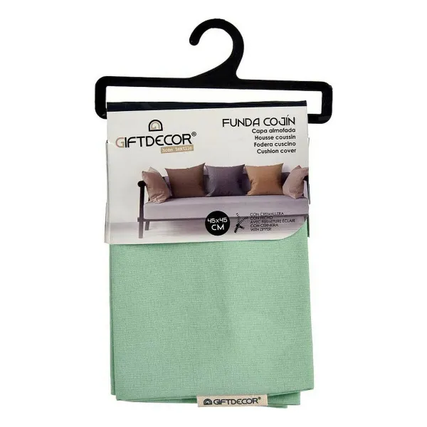 Cushion cover Gift Decor Green 45 x 0,5 x 45 cm