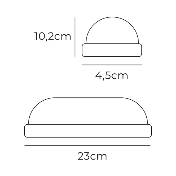LED sienos šviesa EDM 32405 Balta Aliuminis Plastmasinis F 18 W 120 W 1820 Lm Ovalas (6400 K)