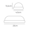 LED sienos šviesa EDM 32405 Balta Aliuminis Plastmasinis F 18 W 120 W 1820 Lm Ovalas (6400 K)