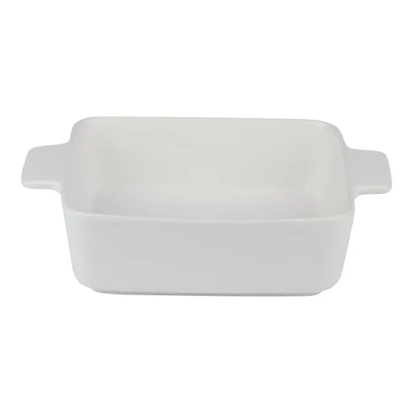 Alpina - Ceramic square ovenproof dish 26.5x20.5x6.7 cm (white)