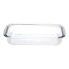 Alpina - Glass ovenproof dish for baking, rectangular, 29.5x17.5x5 cm, 1.6 L
