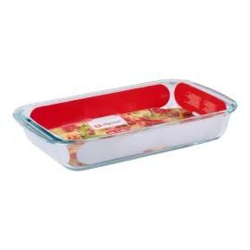 Alpina - Glass ovenproof dish for baking, rectangular, 29.5x17.5x5 cm, 1.6 L