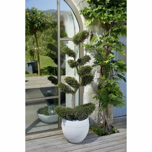 Stiklainis EDA Graphit Apskritas Balta Ø 50 cm
