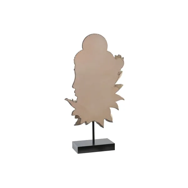 Dekoratyvinė figūrėlė DKD Home Decor 23 x 8 x 42 cm Juoda Ruda Buda Rytietiškas (2 vnt.)