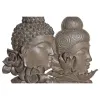 Декоративная фигура DKD Home Decor 23 x 8 x 42 cm Чёрный Коричневый Будда Восточный (2 штук)