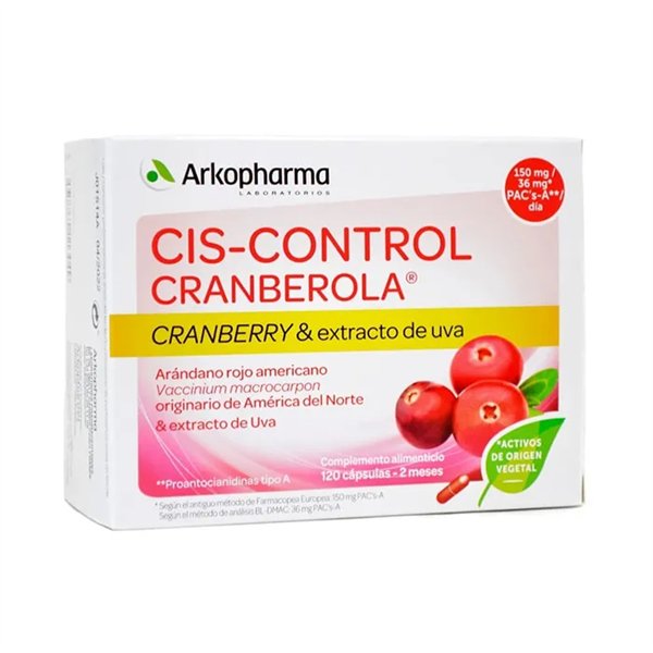 Arkopharma Ciscontrol Cranberola 120 kapsulas