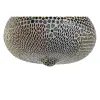 Kattolamppu DKD Home Decor 32 x 32 x 26 cm Kristalli Monivärinen 25 W (2 osaa)