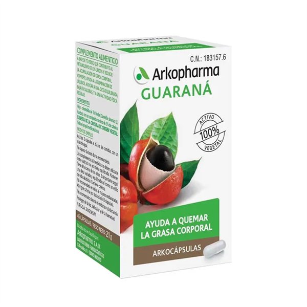 Arkopharma Arkocápsulas Guarana 45 kapsulas
