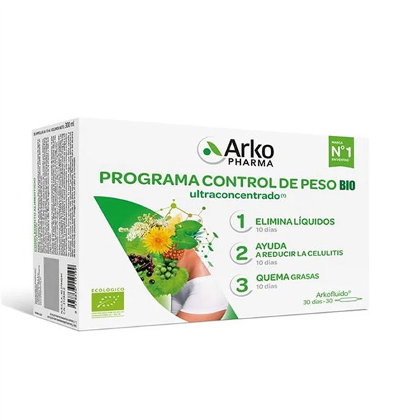 Arkopharma svorio kontrolės programa 30 dienų 10 ml