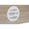 Decorative box DKD Home Decor Natural Aluminium MDF Wood Spirals Mediterranean