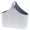 Полка для журналов DKD Home Decor 49 x 17 x 45 cm Синий Белый Средиземноморье