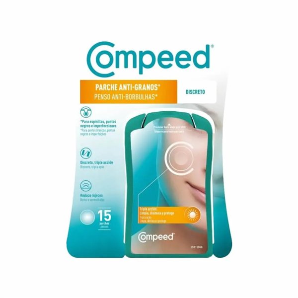 Näopuhastaja Compeed Discreto Plaaster (15 Ühikut)