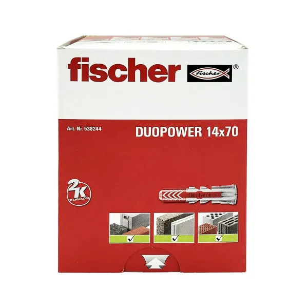 Kniedes Fischer DuoPower 538244 Ø 14 x 70 mm Neilons (20 gb.)