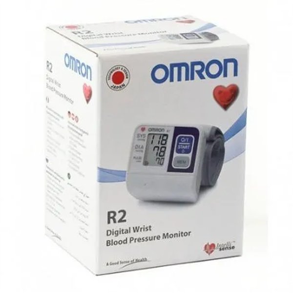 Omron R2 -rannekepainemittari