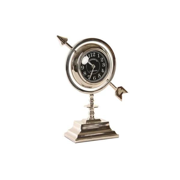 Stalinis laikrodis DKD Home Decor Sidabras