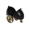 Настольные часы DKD Home Decor Melns Bronza Koloniāls