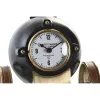 Stalinis laikrodis DKD Home Decor Juoda Auksinis