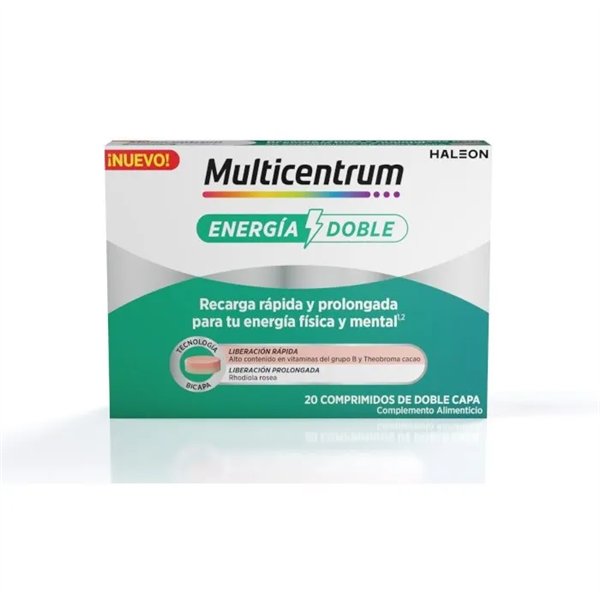 „Multicentrum Double Energy“ 20 tablečių
