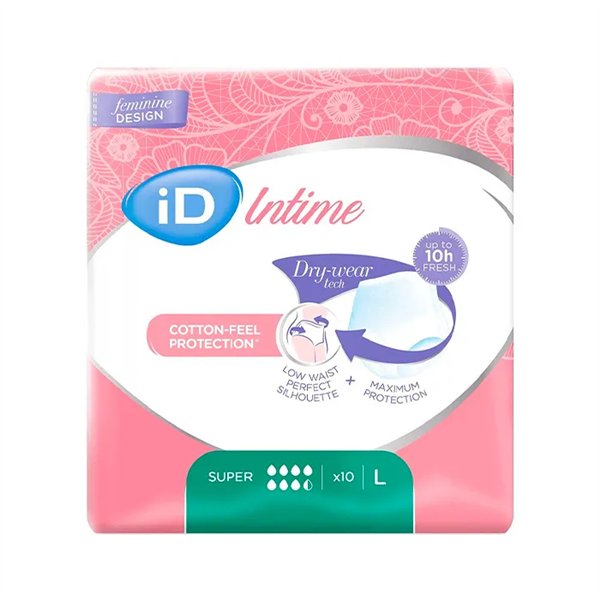 ID Intime Super L 10 vienetų