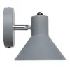 sienas Lampa 13 x 15,5 x 14 cm Pelēks Metāls