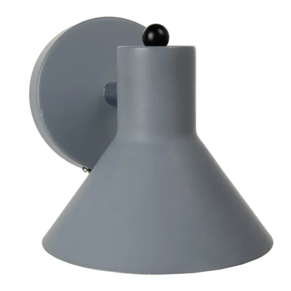 sienas Lampa 13 x 15,5 x 14 cm Pelēks Metāls