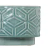 Подставка под цветочный горшок 17,5 x 17,5 x 14 cm Керамика Синий
