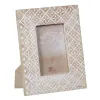 fotorāmis 18,5 x 2 x 23,5 cm Koks Balts