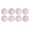 Balls CAPIZ Decoration Pink 10 x 10 x 10 cm (8 Units)