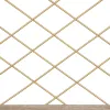 Shelve Natural Golden Metal Wood 43 x 13 x 43 cm