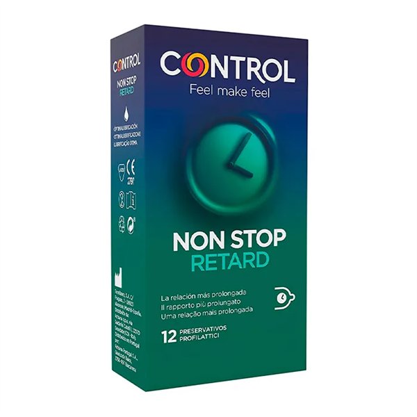 Kondomit Non Stop Dots & Lines Control (12 uds)