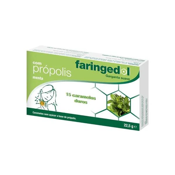 Faringedol Mint 15 Karameļu