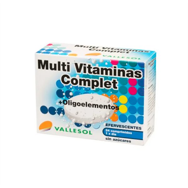 Vallesol Multivitamins Complet +Trace Elements, шипучие таблетки, 24 шт.